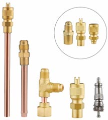 Brass service valves